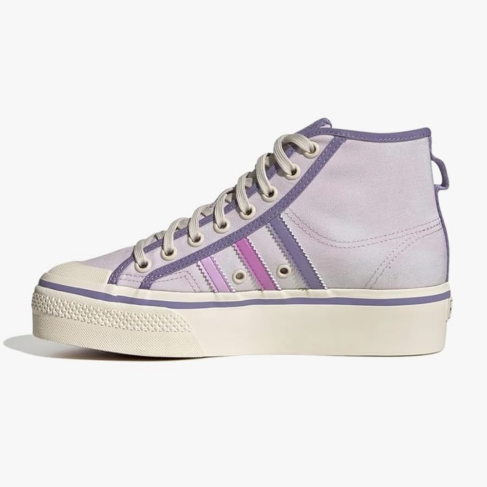 Adidas x Parley Nizza Platform Hi-Top Sneakers 7.5 - Picture 4 of 14